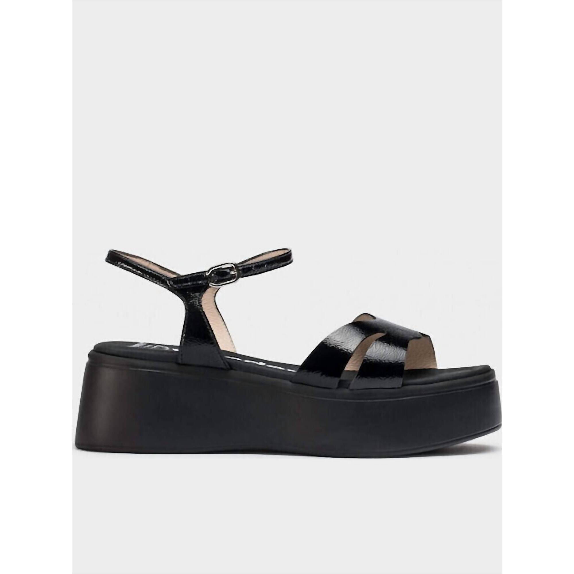 New Wonders Women's Leather Platform Shoes In Negro
